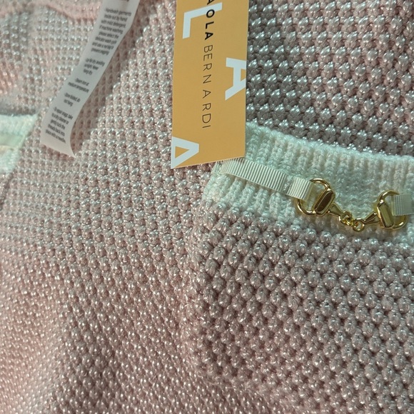 NWT Luxury Designer PAOLA BERNARDI Alana Skirt Pink Medium - Picture 14 of 14